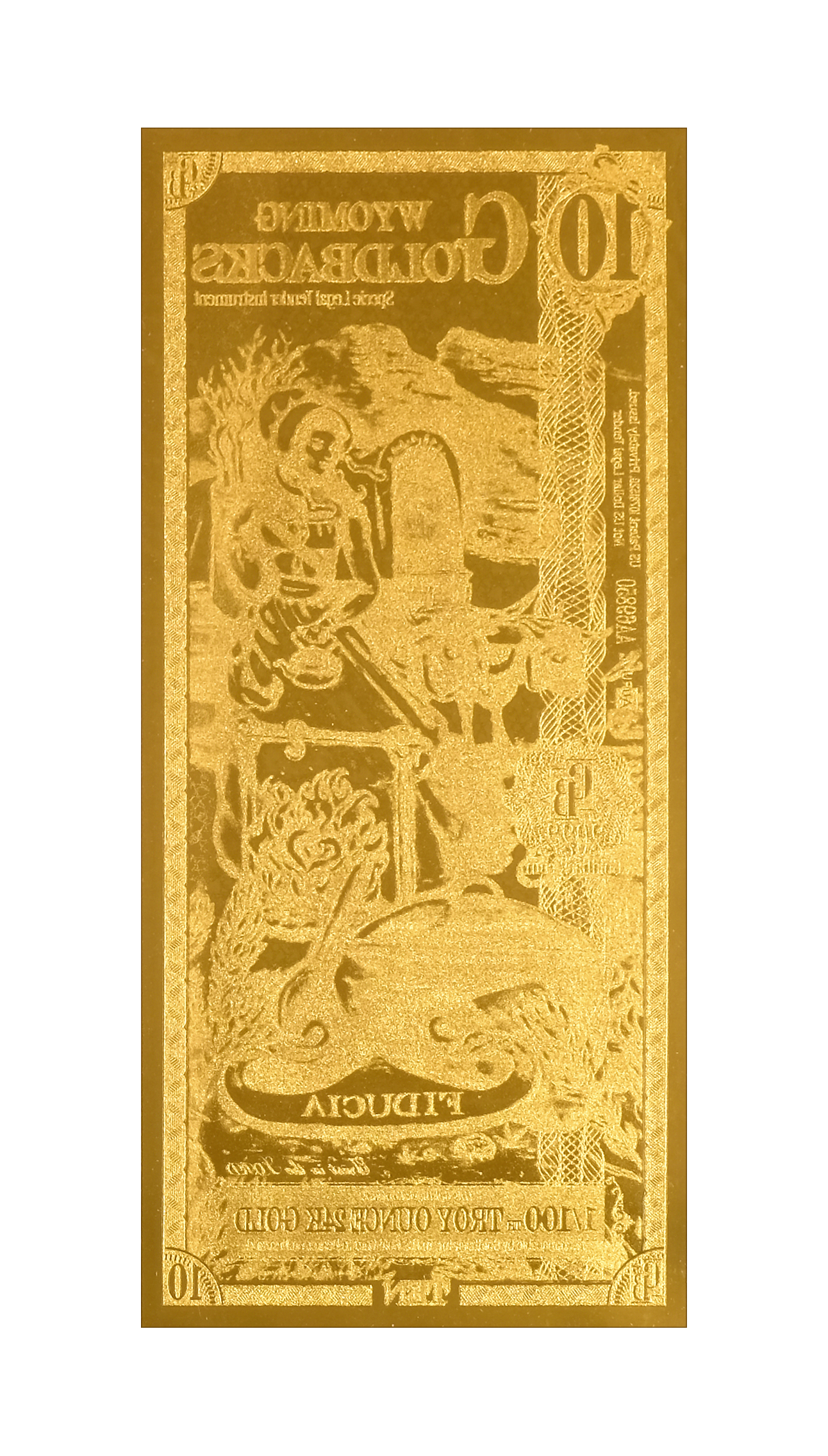 Wyoming Goldbacks 10 - Alpha Series